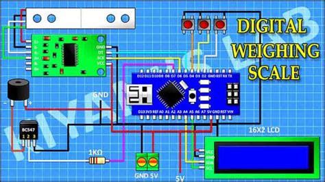 digital weighing scale schematic|DIY Arduino Smart Digital Scale .